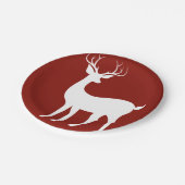 トナカイ紙プレート ペーパープレート (アングル)