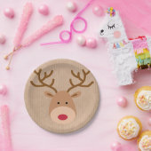 トナカイ紙プレート ペーパープレート (パーティー)