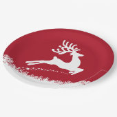 トナカイ紙プレート ペーパープレート (アングル)