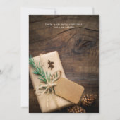 トナカイ素朴と現在のメリークリスマス (裏面)