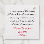 トナカイ素朴ア フェイバータグ (裏面)