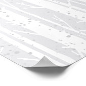 トナカイ素朴ボホウォーター色 ポスター (角)