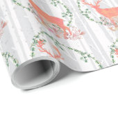 トナカイ素朴ボホウォーター色 ラッピングペーパー (ロールコーナー)