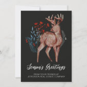 トナカイ素朴リース北欧フォーク事業 シーズンカード (正面)