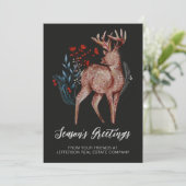 トナカイ素朴リース北欧フォーク事業 シーズンカード (スタンド正面)