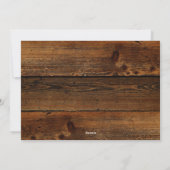 トナカイ素朴2枚フォトフレームのクリスマスコラージュ シーズンカード (裏面)