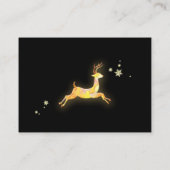 トナカイ結婚披露宴またはレジストリ エンクロージャーカード (裏面)