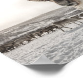 トナカイ自然写真ポスター ポスター (角)