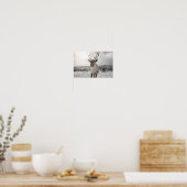 トナカイ自然写真ポスター ポスター (キッチン)