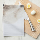 トナカイ自然写真 キッチンタオル (四つ折り)