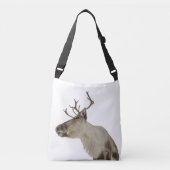 トナカイ自然写真 クロスボディバッグ (正面)