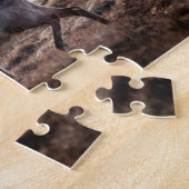 トナカイ自然写真 ジグソーパズル (側面)