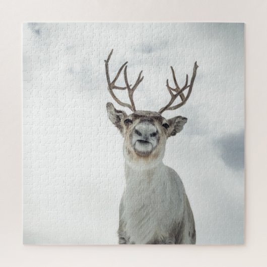 トナカイ自然写真 ジグソーパズル (縦)
