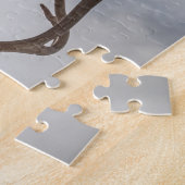 トナカイ自然写真 ジグソーパズル (側面)