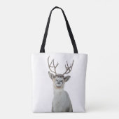 トナカイ自然写真 トートバッグ (裏面)
