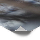 トナカイ自然写真 ポスター (角)