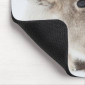 トナカイ自然写真 マウスパッド (コーナー)