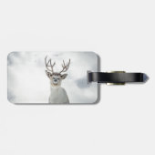 トナカイ自然写真 ラゲッジタグ (裏面横)