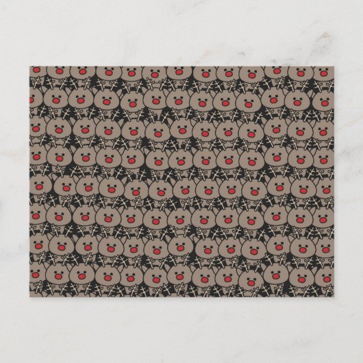 トナカイ行 案内ポストカード (正面)