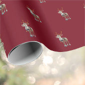 トナカイ誇りを持ったラッピング紙 ラッピングペーパー