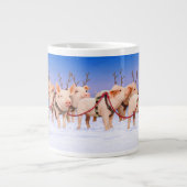 トナカイ豚 ジャンボコーヒーマグカップ (正面)