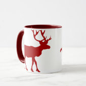 トナカイ赤と白ア マグカップ (正面左)