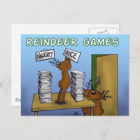 トナカイ遊戯3 ポストカード (正面/裏面)