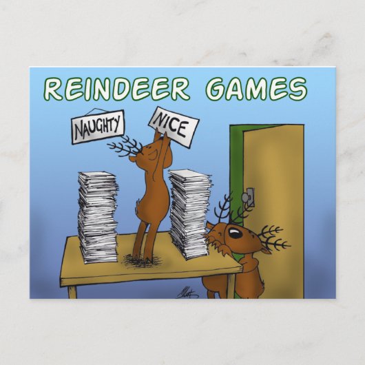 トナカイ遊戯3 ポストカード (正面)