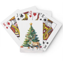 トナカイ金ゴールドバウブルズメリークリスマス