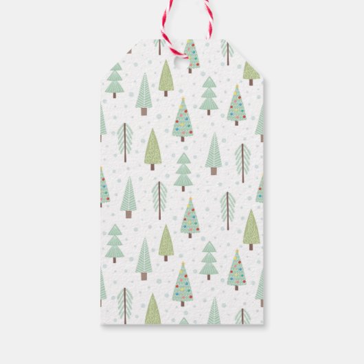 トナカイ間抜けホリデーギフトラベル ギフトタグ (裏面)