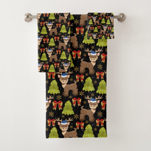 トナカイ風呂タオルセット バスタオルセット (インサイチュ)