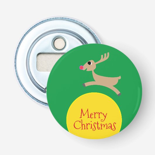 トナカイ飛んでいるア 栓抜き (正面)