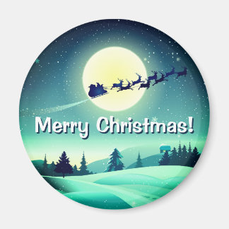 トナカイ飛んでいるスリー マグネット