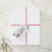 トナカイ食品 ギフトタグ (より糸付き)