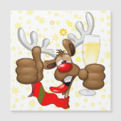 トナカイ飲スおもしろいクリスキャラクター (正面)