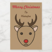 トナカイ飲食品ラベルセット フードラベル (シングルラベル)