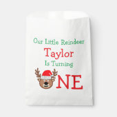 トナカイ1歳の誕生日 フェイバーバッグ (正面)