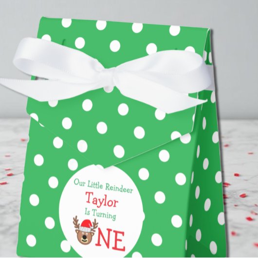 トナカイ1歳の誕生日 フェイバーボックス