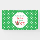 トナカイ1歳の誕生日 横断幕 (横)