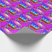 トナカイ16ビットビデオゲームChrstmasラッピング紙 ラッピングペーパー (角)