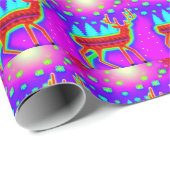 トナカイ16ビットビデオゲームChrstmasラッピング紙 ラッピングペーパー (ロールコーナー)