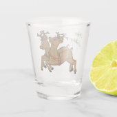 トナカイ1 ショットグラス (裏面)