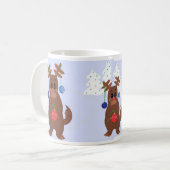 トナカイ3人 コーヒーマグカップ (正面左)