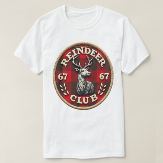 トナカイ67クラブ Tシャツ (デザイン正面)