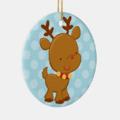 トナカイ|の休日のオーナメント セラミックオーナメント (右)
