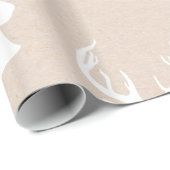 トナカイ|の枝角のクラフト紙のヴィンテージパターン ラッピングペーパー (ロールコーナー)