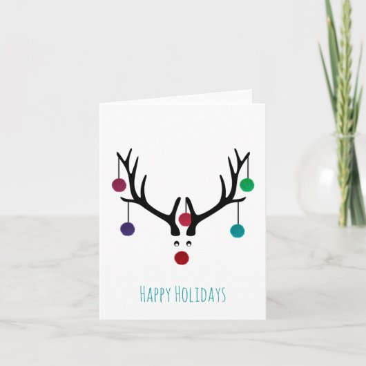 トナカイ カード (正面)