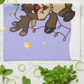 トナカイ キッチンタオル (折り畳み)