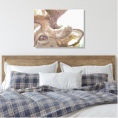 トナカイ キャンバスプリント (インサイチュ (寝室))