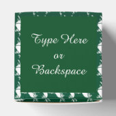 トナカイ ギフト ボックス クリスマス ギフト ボックスをカスタマイズ (上部)